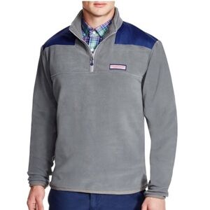 VINEYARD VINES pullover jacket size Large gray blue